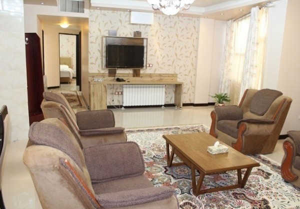 فضای داخلی اپارتمان ها هتل آپارتمان ملکوتی کرمان